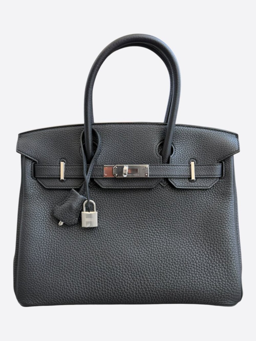 Hermes Black Togo & Palladium Hardware Birkin 30
